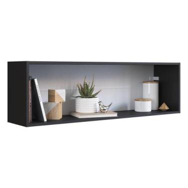 Imagem de Prateleira Organizadora 120cm Multimóveis Cr45203 Preta - MULTIMOVEIS