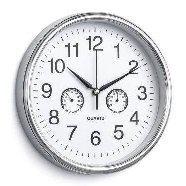 Imagem de Relogio Medidor Temperatura E Umidade Decorativo Luxo Sala Cozinha Quarto Escritorio Consultorio