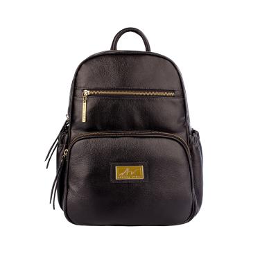 Imagem de Mochila pequena de couro liso Zoey