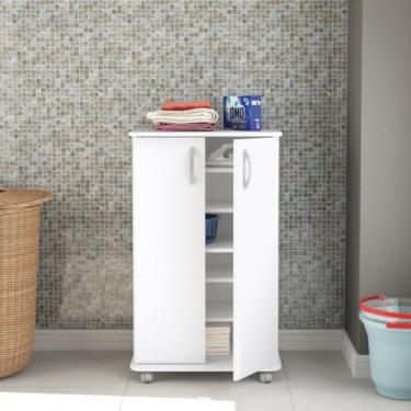 Imagem de Armário Organizador Limeira Baixo Branco Politorno, Branco