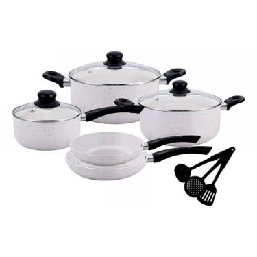 Imagem de Conjunto De Panelas e Caçarolas Antiaderente com Revestimento Cerâmica