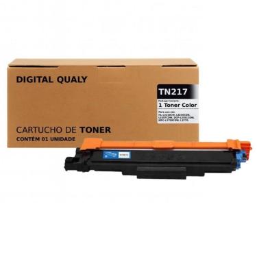 Imagem de Toner Tn217 P/  impressora Dcpl3551cdw Dcp L3551cdw L3551 3551cdw Ciano