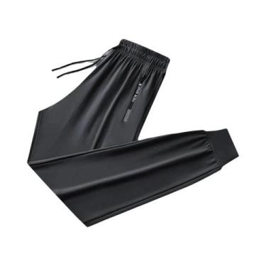 Imagem de Calça Masculina de Verão em Gelo Seda - Secagem Rápida, Casual e Perna