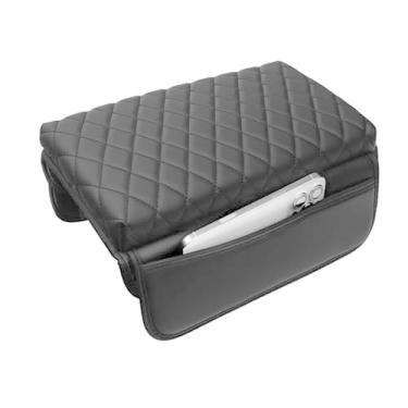 Imagem de smnuxwm Capa de apoio de braço do console central para Ford Bronco 2021-2025 acessórios de 2/4 portas, almofada de apoio de braço à prova d'água cobertura interna do descanso de braço para evitar