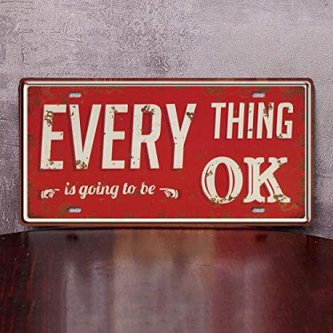 Imagem de Placa de arte de parede de metal retrô, decoração rústica industrial vintage para bar, cozinha, café, decoração de parede de casa exclusiva pronta para pendurar (estilo 6)