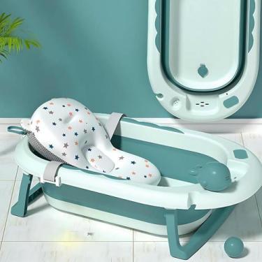 Imagem de Banheira Infantil Dobrável Com Caminha Para Banho Neném Baby - Tibaby,