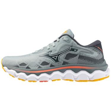Imagem de Mizuno Tênis de corrida feminino Wave Horizon 7, Névoa cinza/branco, 37