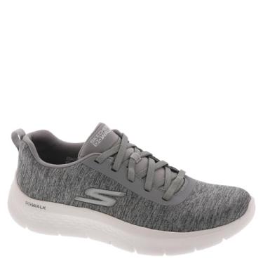 Imagem de Skechers Tênis feminino Go Walk Flex-deslumbrante Smile, Cinza, 6