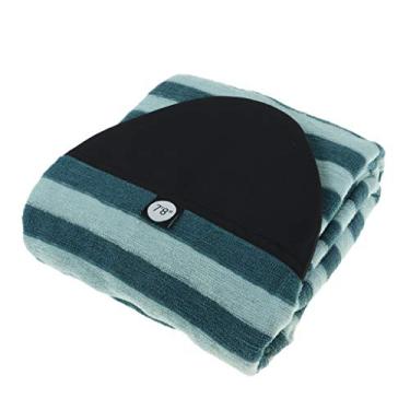 Imagem de Luzhengyang Bolsa de meia para prancha de surfe, faixa verde, cordão ajustável, nariz acolchoado ou - adequada para prancha de surf, shortboard, funboard e mais - 2,1 m - 2,4 m