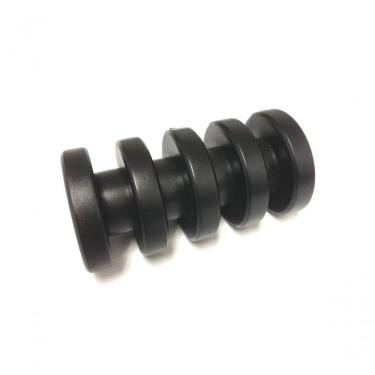 Imagem de Roldana Plastica 4 Ranhuras Preta