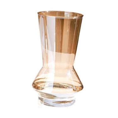 Imagem de MotiveTech Vaso de Vidro Decorativo para Flores, Recipiente para Arranjos Florais, Suporte para Flores em Mesas, Prateleiras E Ambientes Internos, Ideal para Cas