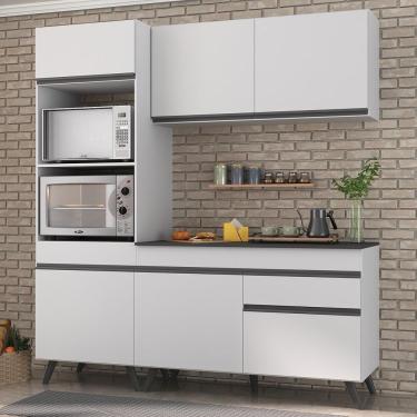 Imagem de Armário De Cozinha Compacta 3 Peças Mp3694.964 Veneza Multimóveis Branco