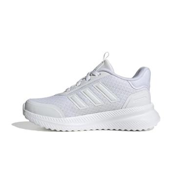 Imagem de adidas Tênis infantil unissex X_PLR, Branco/Cinza, 6 Big Kid