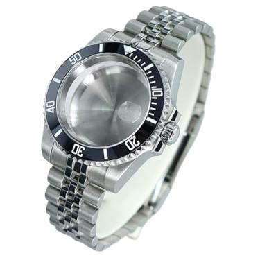 Imagem de FEIYASHI Caixa de relógio GMT/SUB de aço impermeável de 40 mm para NH35/NH36 Miyota8215 ETA2824 Movimento Mostrador de 28,5 mm, Capa inferior sólida 1, For Miyota8215 8205 Movement, Capa de relógio de