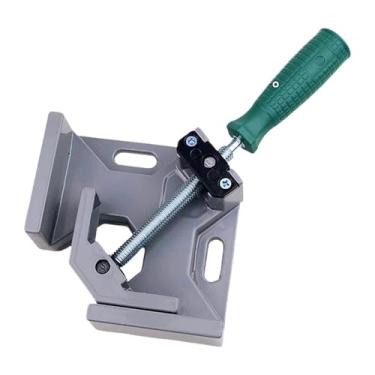 Imagem de Generic Grampo de canto para marcenaria, com cabo confortável, ângulo reto de 90 graus, em liga de alumínio, ideal para cavilhas e molduras de fotos.