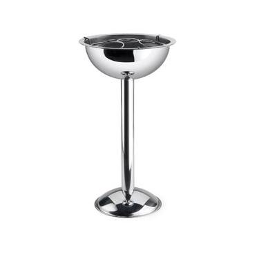 Imagem de Champanheira Forma 8 Litros com Pedestal em Aço Inox, Peça de Padrão Superior para Eventos e Festas