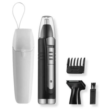 Imagem de Aparador de Pelos Barba Barbeador 2 em 1 com estojo Kemei - Mormino, B