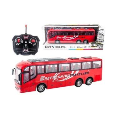 Imagem de Ônibus RC Elétrico Para Crianças Com Controle Remoto E Luz, Modelo De 