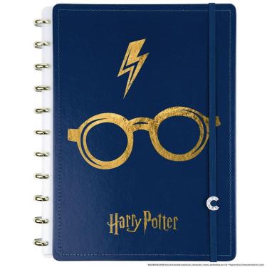 Imagem de Caderno inteligente grande Harry Potter Azul - CIGD4343