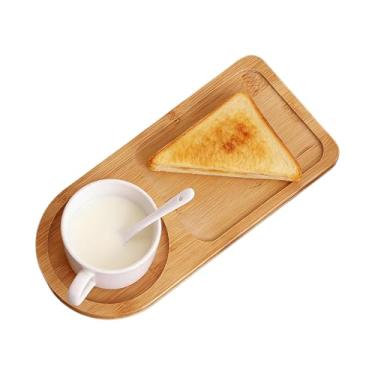 Imagem de Bandeja De Servir | Bandeja de com Divisórias para Alimentos,Tábua de Queijos com Divisões | para Aperitivos Frutos do Mar Frutas Pão Queijo Reunião Familiar