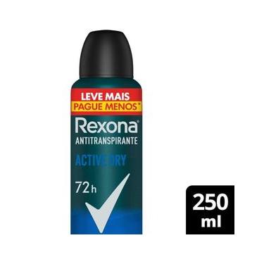 Imagem de Desodorante Antitranspirante Aerosol Rexona Men Active Dry 250ml