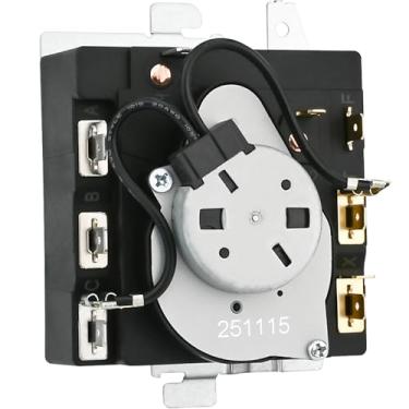 Imagem de WE04X24550, 234D2377P004 Temporizador de secadora compatível com GE/Hotpoint GTD42GASJ0WW, XTD72E8ST1WS, ETD48EASW0WB, etc. Substituição do temporizador TMD14M30 TMD16M12 234D2377P0030 WE04X; 24549