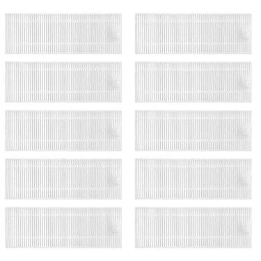 Imagem de Acessórios para aspirador robô - Escova rotativa + Escova lateral + Filtro HEPA + Pano de limpeza (peças de reposição), compatíveis com os modelos 360 S10, X100 MAX e 2pro.(10 HEPA)