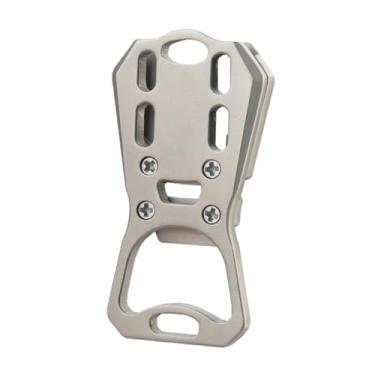 Imagem de KiBcsLic Abridor de Garrafas Multifuncional, Utensílio de Cozinha Portátil e com Chaveiro, Abridor de Latas para Bar, Festas e Restaurantes ao Ar