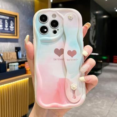 Imagem de Capa para celular compatível com Redmi Note 14, 13, 12, 11 Pro Plus e 13C, para Xiaomi 14T, 13T, 12T, Poco X7, F6 e F5 Pro, modelo Love Wristband Phone Holder, WNY05B, para Xiaomi 12T.