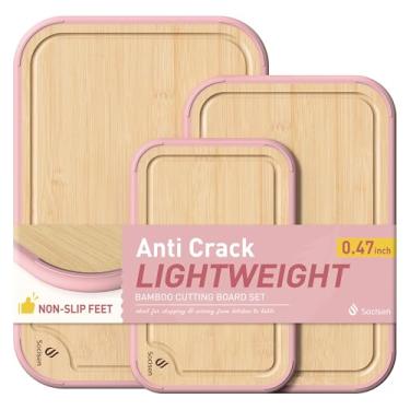 Imagem de Tábua de cortar, tábua de cortar madeira, tábua de charcutaria, dupla face, tábua de servir, cozinha, essencial, casa, aquecimento, anfitriã, presente bandeja de servir para Natal, casamento