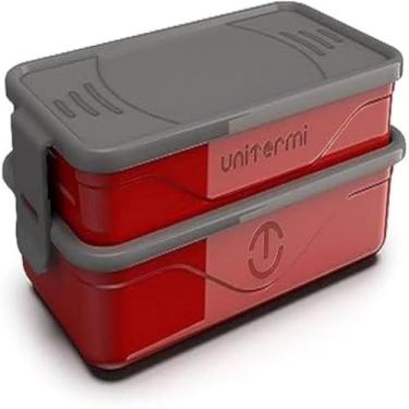 Imagem de Organizador Marmita Fit California Unitermi 1,3 Litros - Rosa