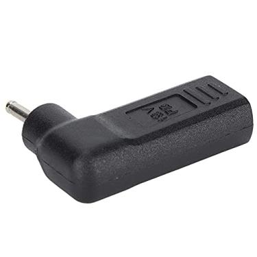 Imagem de Cryfokt Plugue DC Retangular Tipo-C para Adaptador DC 65W 90° Inclinação Cotovelo PD Emulador Gatilho Conveniente e Acessível para Produtos Digitais e Periféricos de Computador