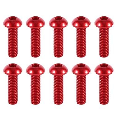Imagem de Zerodis 10 Peças M3 Liga de Alumínio Encanta Parafusos de Cabeça de Botão de Soquete, Fixadores de Construção Redondos de 6-10mm Fixador Mecânico (10mm)