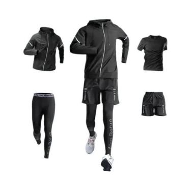 Imagem de Conjunto De Fitness Masculino De Secagem Rápida Para Corrida, Roupas E