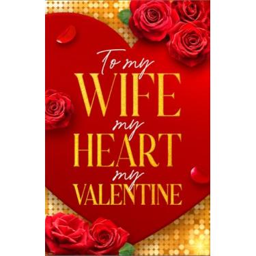 Imagem de Prime Greetings Cartão de Dia dos Namorados Wife Made in America, cartolina grossa com envelope premium embalado em um envelope de apresentação reutilizável, ecológico, 12,7 cm x 19,7 cm