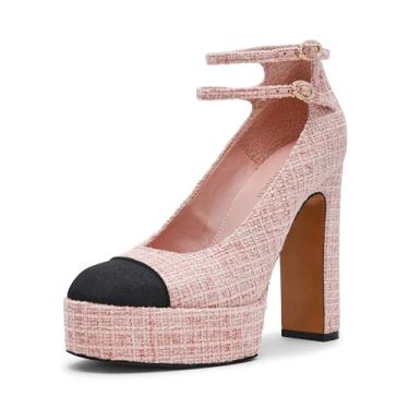 Imagem de Steve Madden Sapato feminino Peyton, Rosa Multi, 35