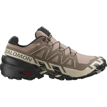 Imagem de Salomon Tênis masculino Speedcross 6, Natural/preto/leite de amêndoa, 39