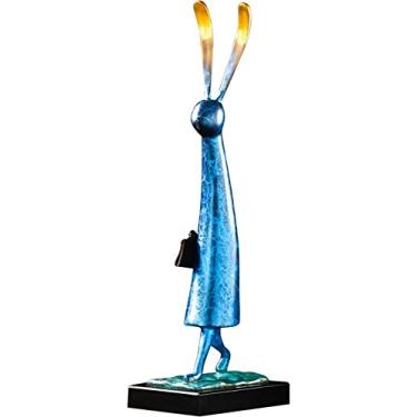 Imagem de Ornamentos de cobre puro coelho decoração decoração de casa sala de estar decoração de mesa hotel decoração macia artesanato criativo 12 54 cm