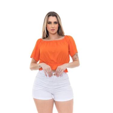 Imagem de Blusa Feminina Ciganinha Ombro a Ombro Premium Tendência - Docce Mulhe
