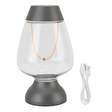 Imagem de Candeeiro de mesa sem fio moderno e minimalista recarregável controle toque led lâmpada cabeceira para acampamento tenda quarto abs acrílico 408g