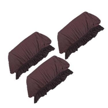 Imagem de Cryfokt Capas de sofá Estilo Elegante Protetor de Móveis de Poliéster Elástico para sofá Individual de 2 Lugares e 3 Lugares para Quatro Estações (Castanho claro)