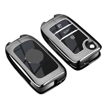 Imagem de Capa para chave de carro compatível com Morris Garagens MG 2023 /Mg4 Ev/HS GT/ZS EV /ZX/Roewe/RX5/MG3/MG5/MG6/MG7/MG ZS/GS/350/360/750/W5(A-black)