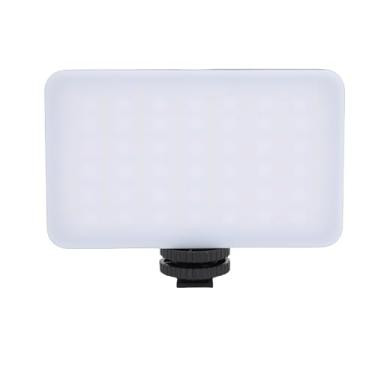 Imagem de Diydeg Luz de Vídeo RGB, Luz de Câmera Portátil Recarregável de Câmera Colorida de Preenchimento RGB Com Suporte de Sapata Fria para Vlogging, Fotografia, Videoconferência