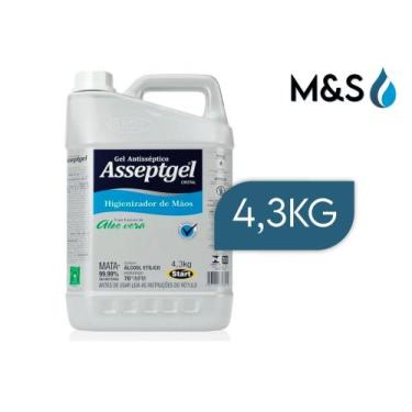 Imagem de Álcool em gel Asseptgel Cristal 5L