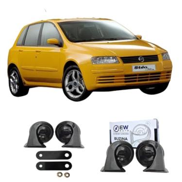 Imagem de BUZINA AUTOMOTIVA CARACOL (PAR) GRAVE/AGUDO PARA STILO TODOS - TIGER AUTO