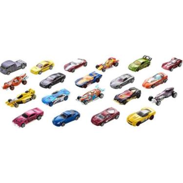 Imagem de Hot Wheels DIE-CAST PACK com 20 Carrinhos - Escala 1:64