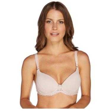 Imagem de Sutiã Bojo Base Valisere 21008 com Renda e Microfibra T. 42/50 - Econf