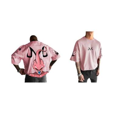 Imagem de Camiseta Unissex Dragon Ball Majin Buu Oversized Anime Masculina Femin