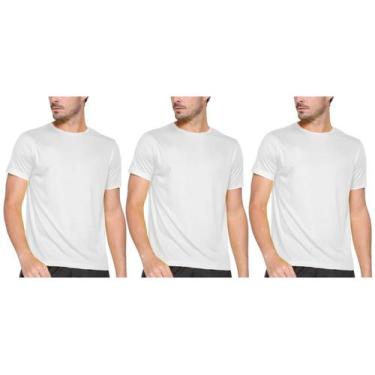 Imagem de Kit com 3 Camisas Camisetas Blusas Baby Looks T-shirts Masculina Femin