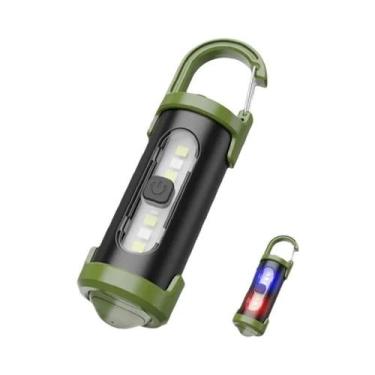 Imagem de Lanterna Mini Recarregável Ultra Brilhante 800LM EDC COB Luz De Trabal